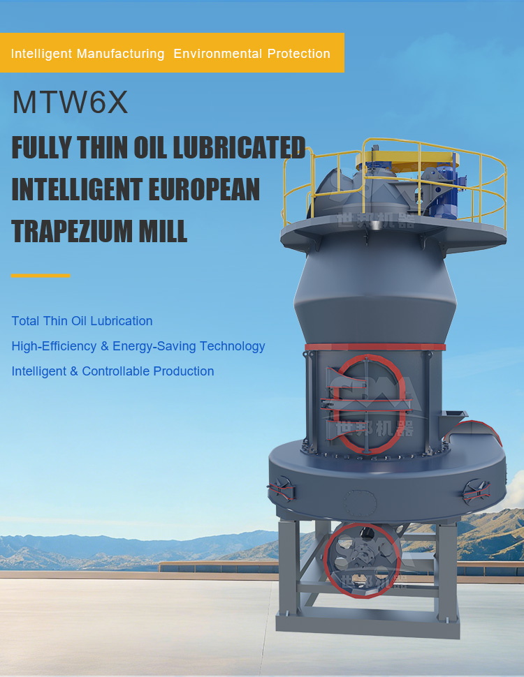 Moinho Trapezoidal Europeu MTW6X